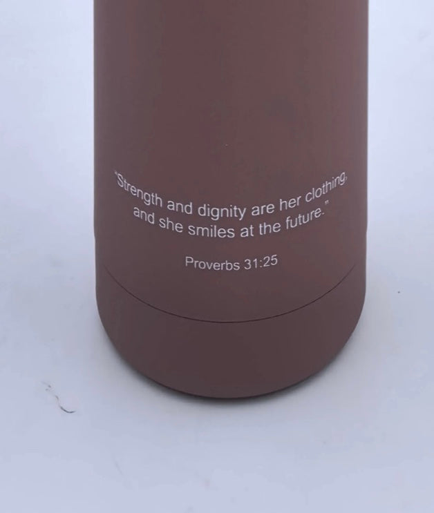 Proverbs 31:25 Water Bottle