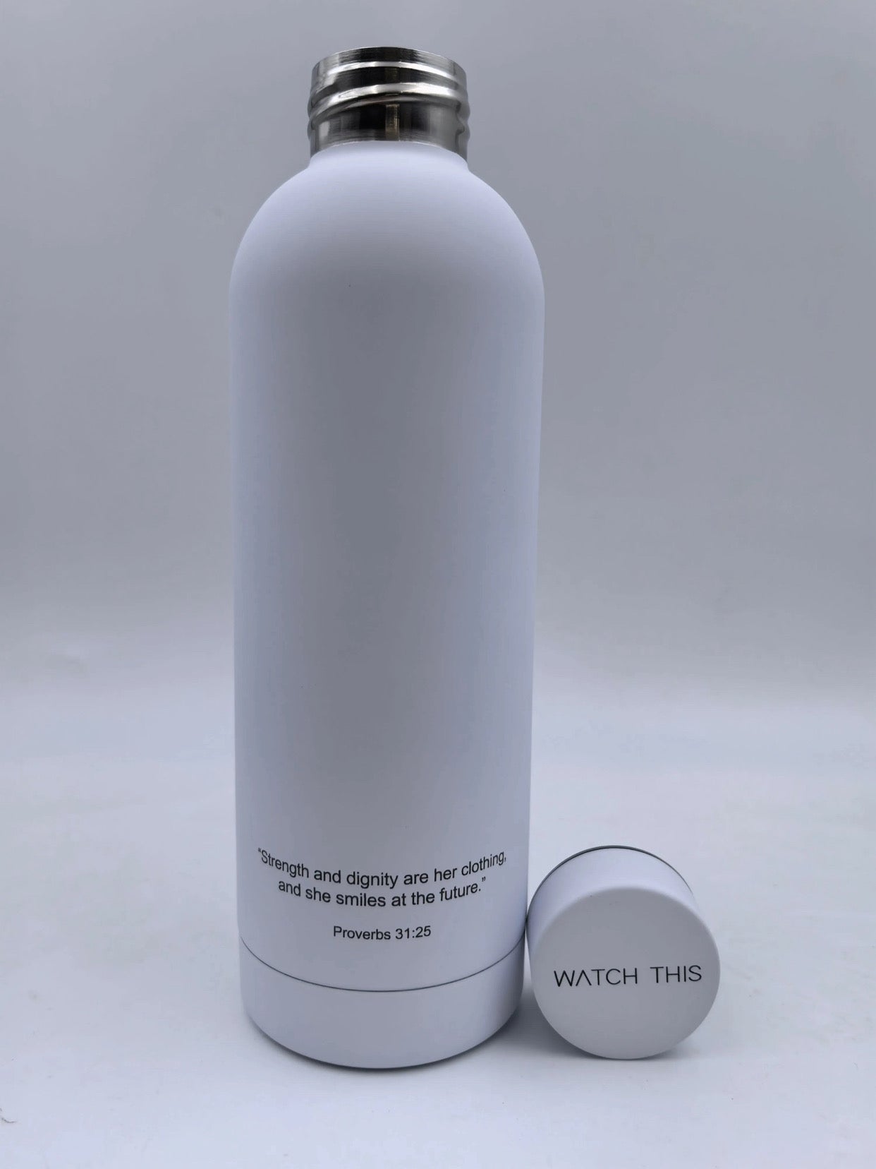 Proverbs 31:25 Water Bottle
